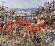 Childe Hassam Celia Thaxter Garden, 1890 oil painting on canvas